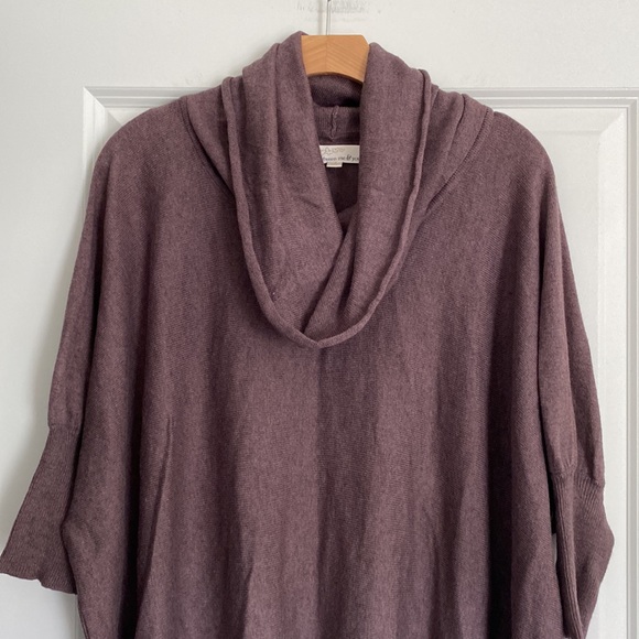 BETWEEN ME & YOU WOOL BLEND COWL NECK SWEATER TOP SIZE S NWOT - Picture 2 of 4